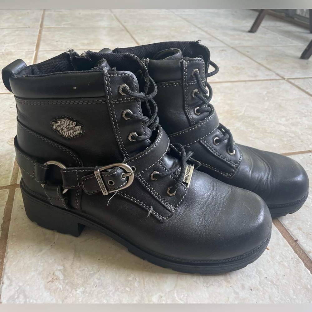 HARLEY-DAVIDSON FOOTWEAR Women's Tegan Ankle Boot 9.5